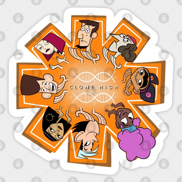 Clone High “Sincerity Circle” Sticker by Chris Downing